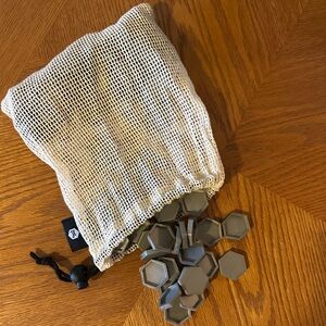 Silver Letterfolk Tiles for Tile Mat (75) - like new